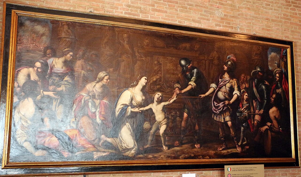 Ulisse strappa ad Andromaca Astianatte - Monte dei Paschi Art Collection